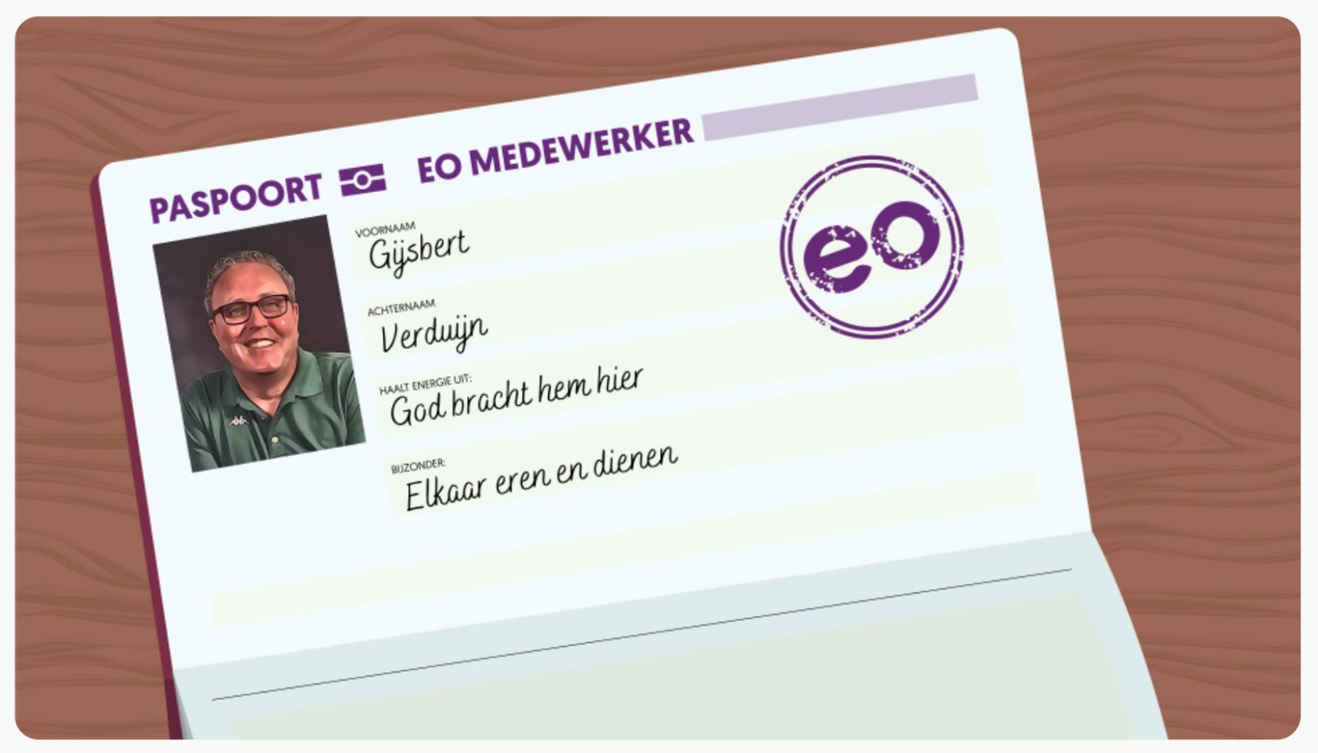 Gijsbert is Product Owner: "De EO stond niet op mijn shortlist"